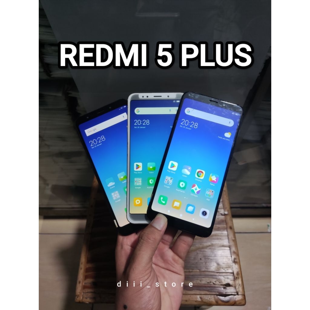 XIAOMI REDMI 5 PLUS 3/32 GB DUAL SIM 4G LTE SECOND NORMAL SIAP PAKAI