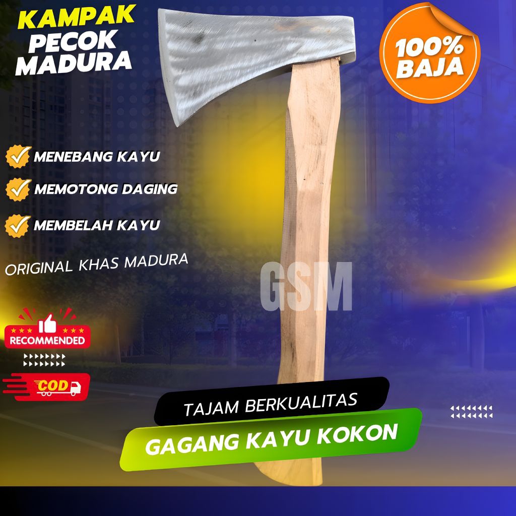 KAMPAK/KAPAK PECOK MADURA ORIGINAL BAJA PER