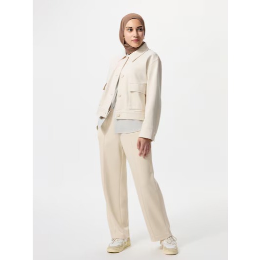 Preloved UNIQLO Stretch Double Face Straight Pants