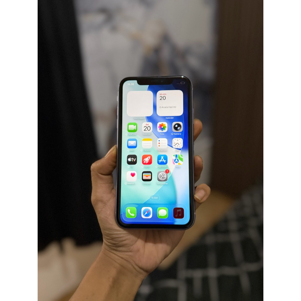 Iphone 11 inter alloprator 256gb bh 100% second fullset