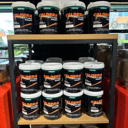 Cat Texture Box Speaker Caldera & Vircan Warna Hitam 100% Original Berat 1,5kg