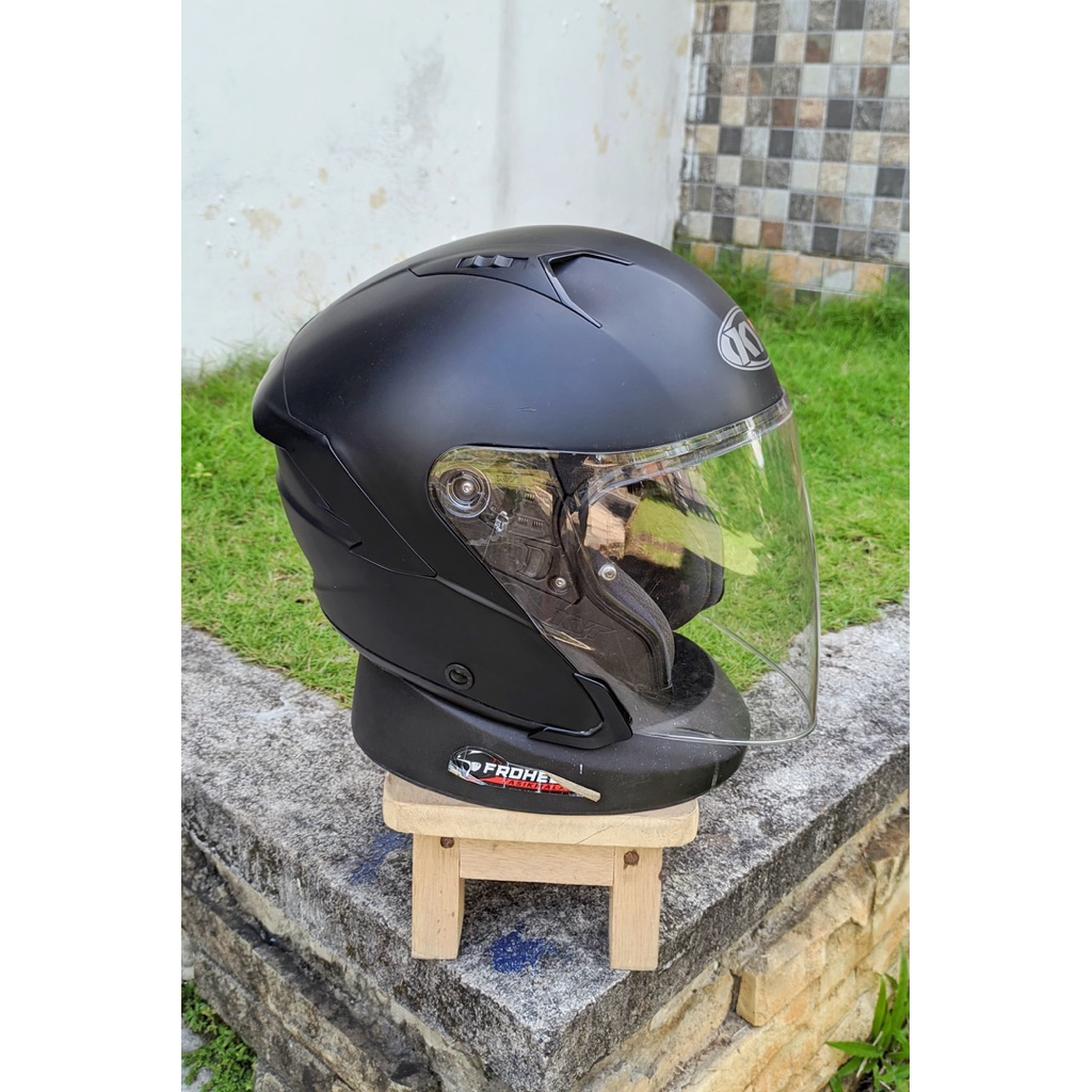 KYT NFJ BLACK MATTE ORIGINAL SECOND