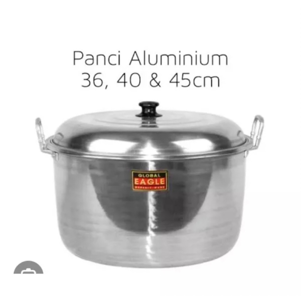PANCI TL / PANCI MASAK BESAR 30 33 36 40CM Aluminium Global Eagle / Panci Besar / Panci Kuah