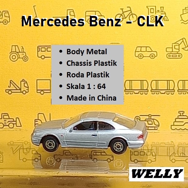 WELLY Loose Mercedes Benz CLK
