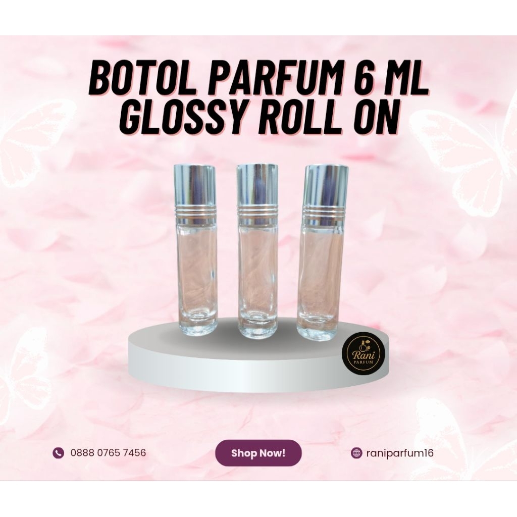 BOTOL PARFUM AL REHAB 6ML ROLL ON 1 LUSIN