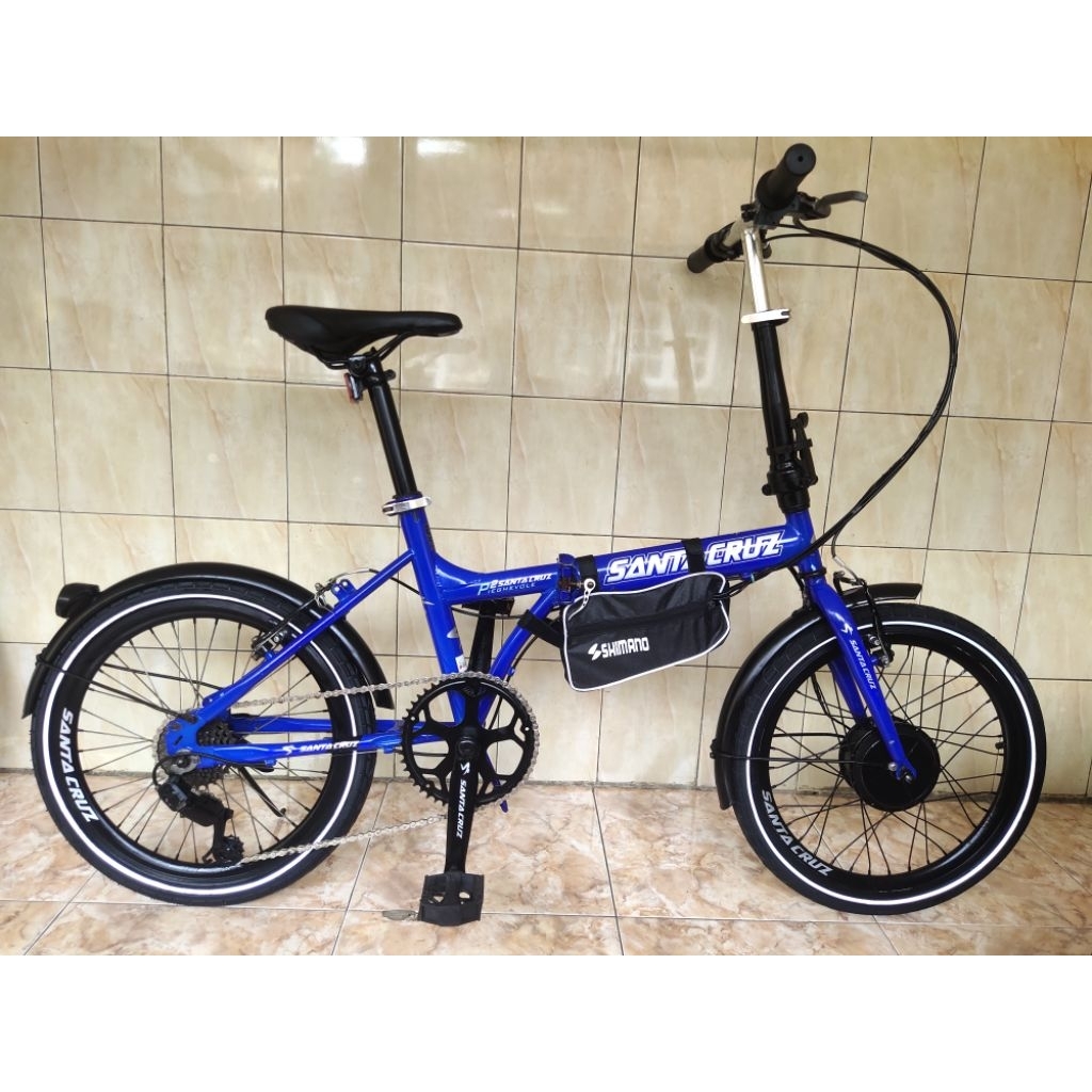 Sepeda Lipat Listrik/ EBike Ring 20" 36V 350 Watt 10Ah Kondisi Second