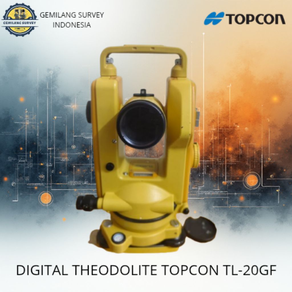 Theodolite Manual Topcon TL-20GF Bekas Second