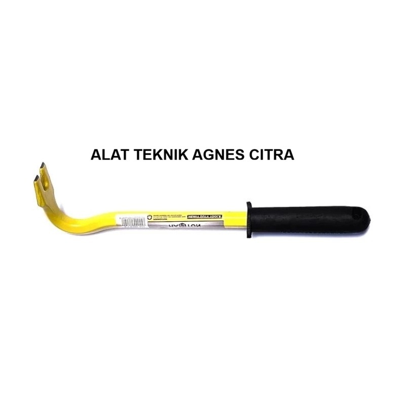 Linggis 12 Inch Cungkit Ban Alat Cabut Paku 30 Cm Kuning Prohex Gagang Anti Slip Crowbar