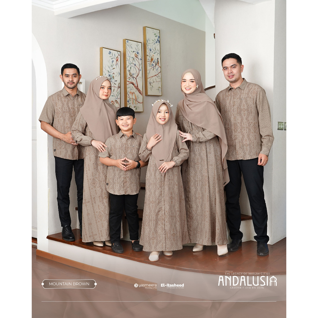 SARIMBIT ANDALUSIA MOUNTAIN BROWN YASMEERA 2026/ COUPLE KELUARGA YASMEERA
