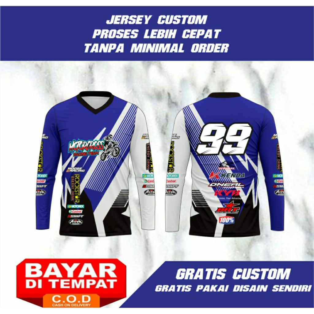 jersey motocross jersey trail custom