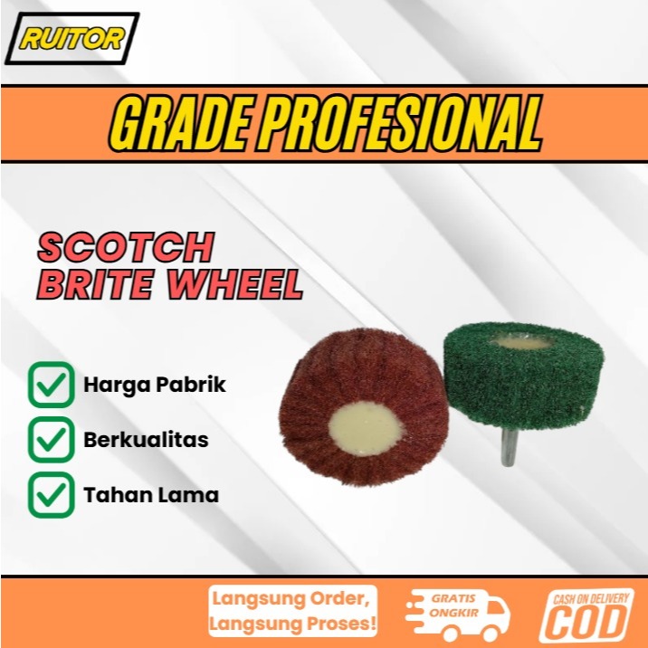 Mata Grinder Scotch Brite (Scotch Brite Wheel)