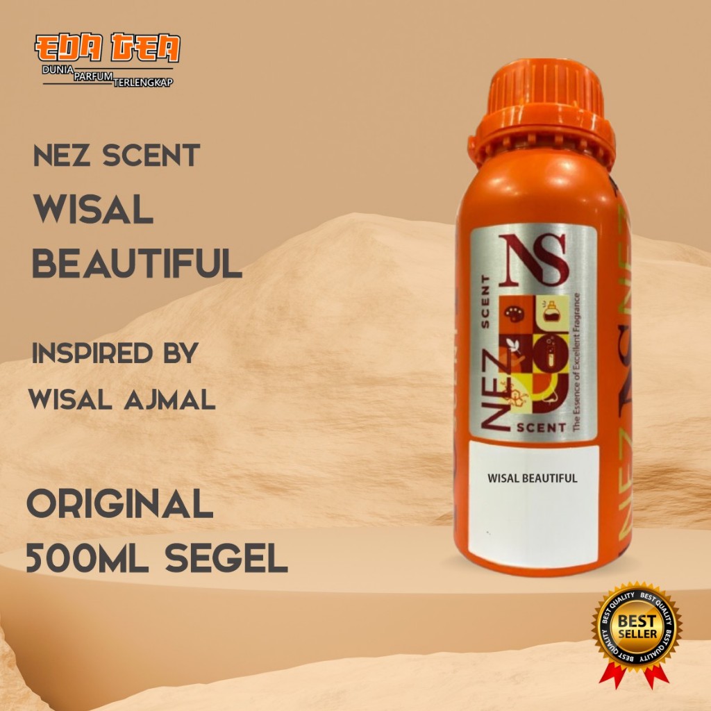 bibit parfum murni WISAL BEAUTIFUL / WISAL AJMAL NST 500ML SEGEL