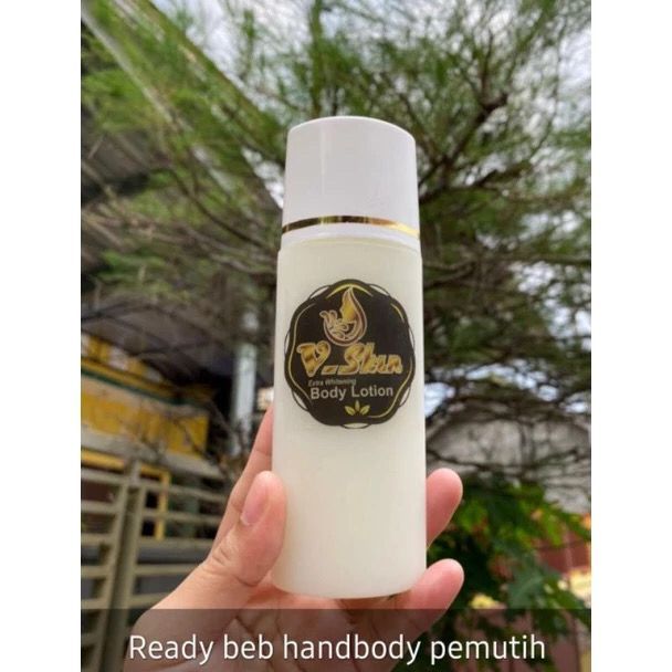 Lotion Malam Pemutih Wajah HB Vskin Super Ungu Muda