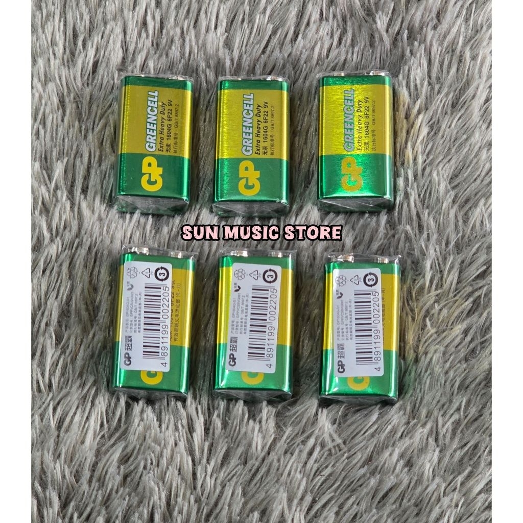 Baterai Kotak 9 Volt - Baterai Kotak 9V - Batre Kotak 9 Volt - Batre Kotak - Batre Gitar - Baterai G