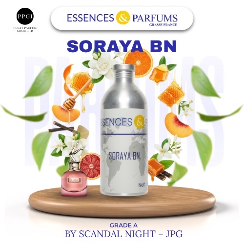 BIBIT PARFUM SORAYA BN INSPIRED BY SKANDAL BYNIGHT J.P.G. GRADE A - BY ESSENCES & PARFUMS 100% MURNI