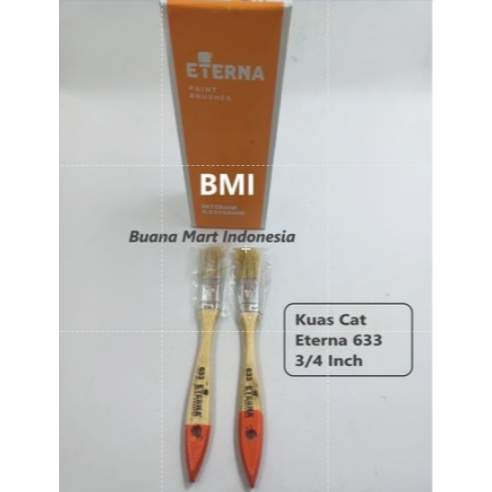 (Grosir) Kuas Cat Eterna 633 0.75 Inch | Kuas Eterna 633 | Kuas Cat Tembok