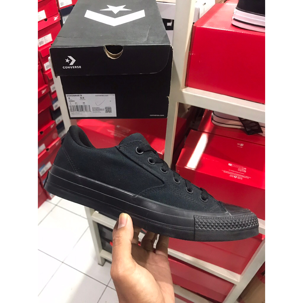 BIG SALE CONVERSE MALDEN FULL BLACK/HITAM [A10350C] ORIGINAL SEPATU SEKOLAH/SNEAKERS