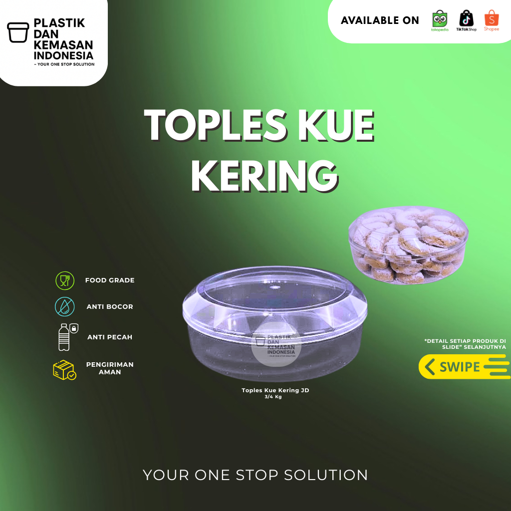 Toples Kue Kering Jd 3/4 Kg