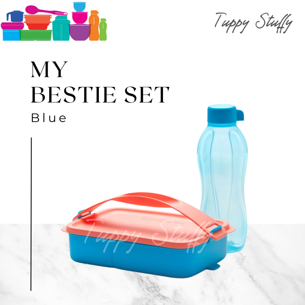 My Bestie Set Tupperware | Set Kotak Bekal Tupperware / Tempat bekal sekolah ori tupperware