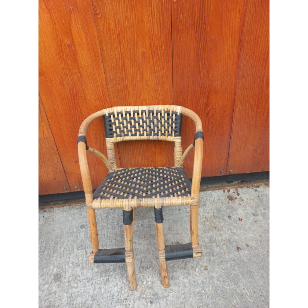 Boncengan Sepeda Rotan Anak Depan Japit