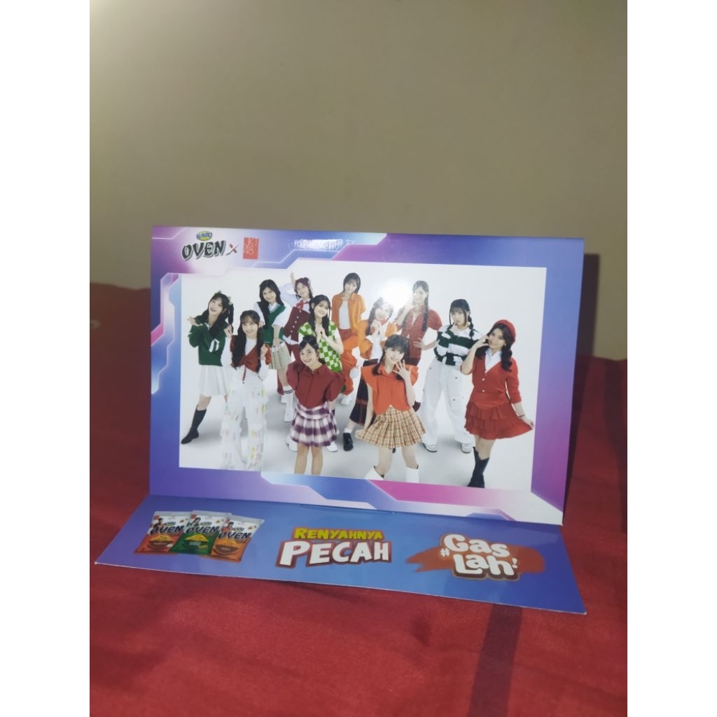 POSCARD SUKRO OVEN X JKT48 100% OFFICIAL