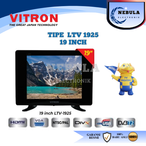 LED TV VITRON 19 INCH/LED VITRON 19 INCH DIGITAL TV LTV1925 NEW SERIES