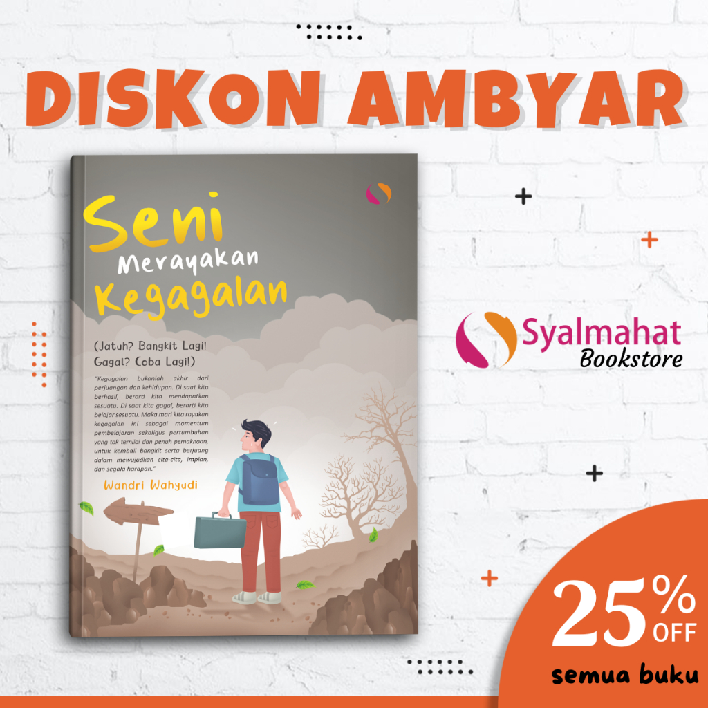 Buku Motivasi Psikologi Seni Merayakan Kegagalan Jatuh Bangkit Gagal Coba Lagi Self Improvement Peng