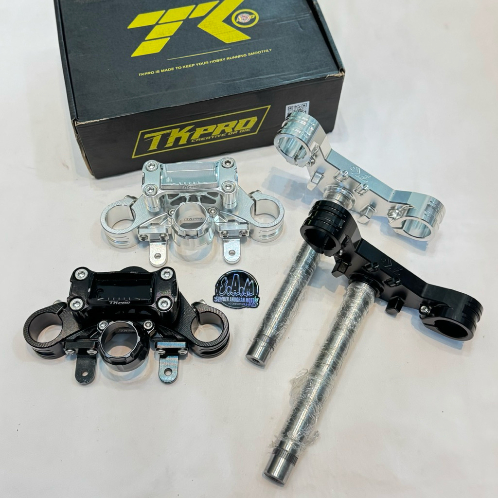 SEGITIGA CNC TK PRO PNP RX-KING SHOCK NINJA AS 33 & SHOK RXK FORK 30 / Triple Clamp Tkpro Gen 2 Rxki