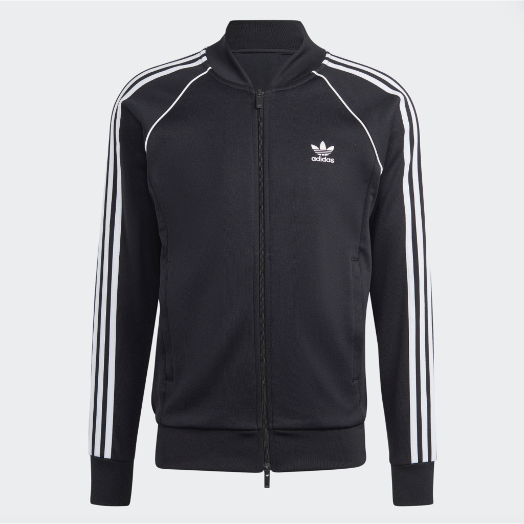 Jaket Pria adidas Originals SST Track Jacket Black/White 100% Oiginal