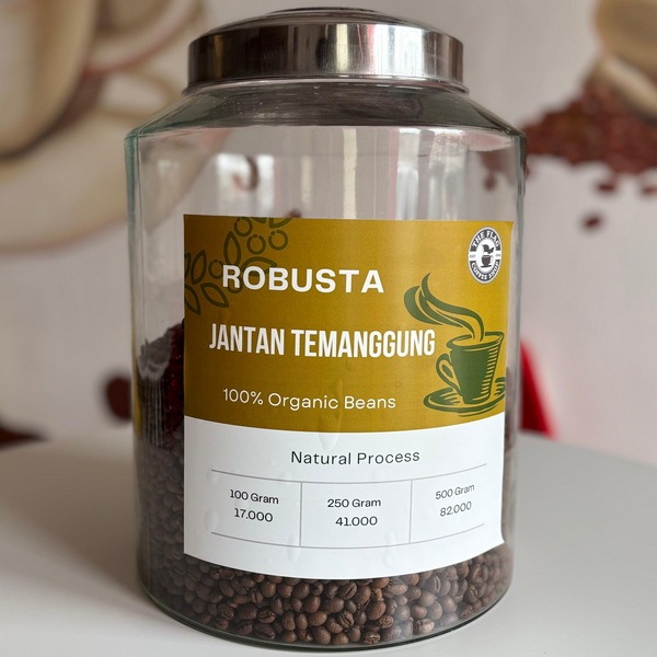Biji Kopi Asli Robusta Jantan Temanggung