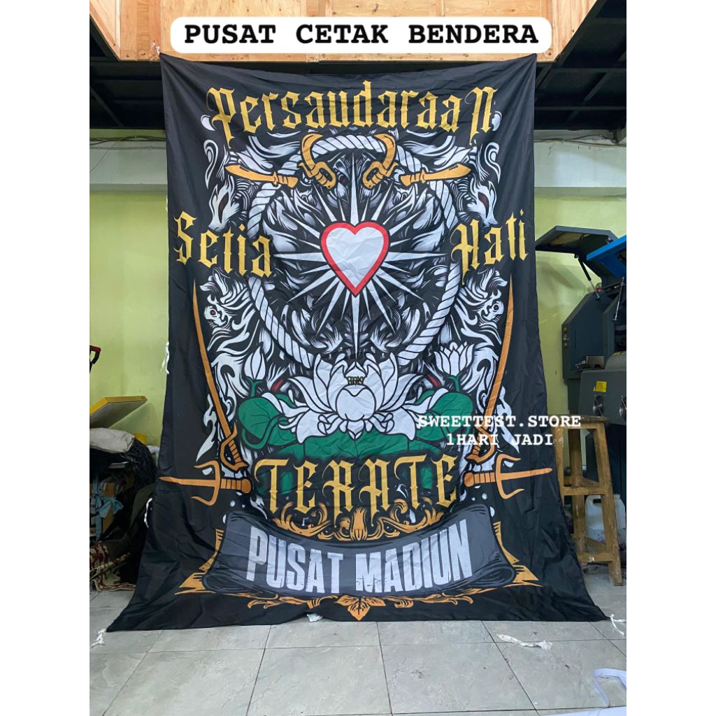 BENDERA 200x300cm, FREE FLAG, STICKER, KUPON BERHADIAH, ...................., BENDERA PRINTING PSHT,