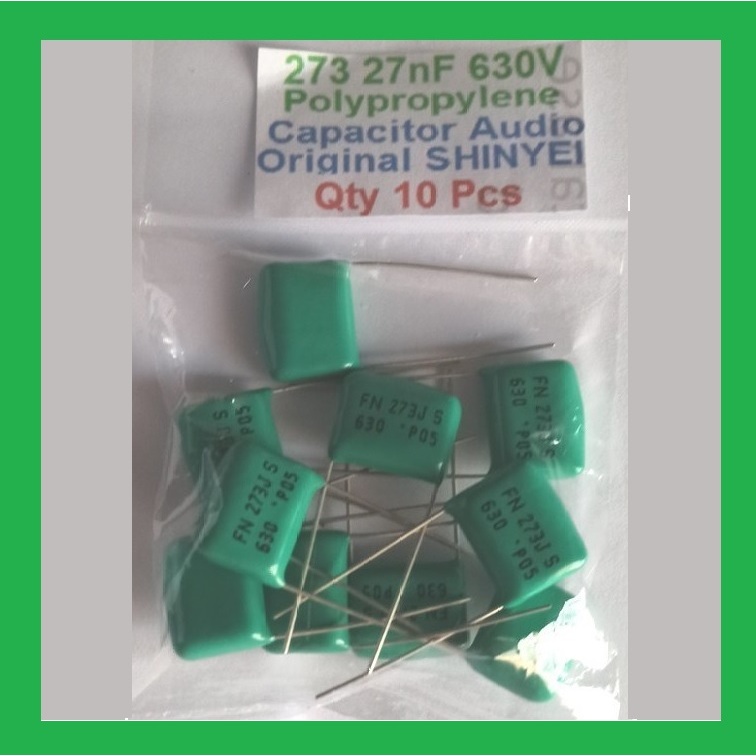 Qty10 Pcs 273 27nF 630V Polypropylene Capacitor Audio Original SHINYEI