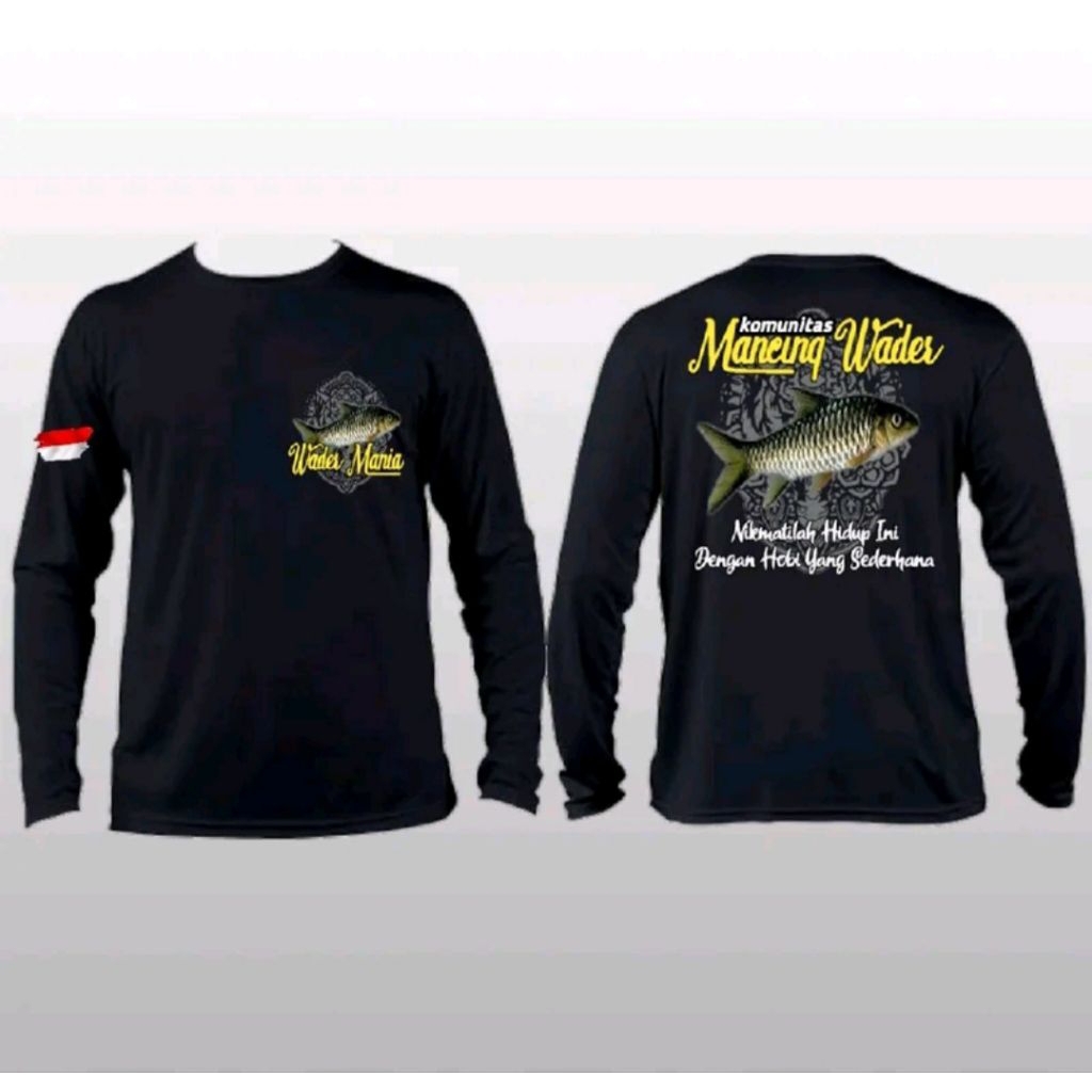 Kaos Lengan Panjang Komunitas Mancing Wader
