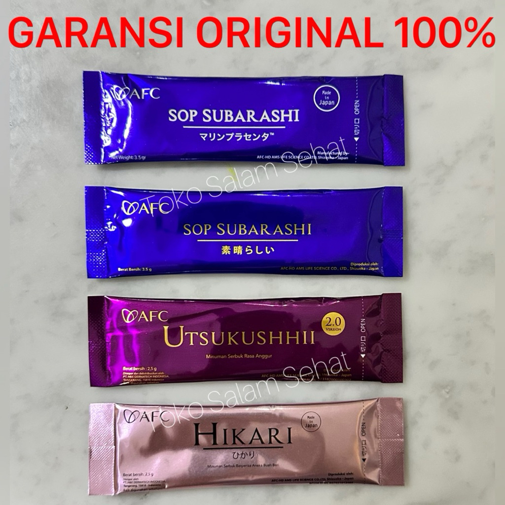 SACHET ECER 1/2 BOX SOP Subarashi Gold NEW Utsukushhii Utsu Gold Hikari SACHET ECER Sop100 Original 