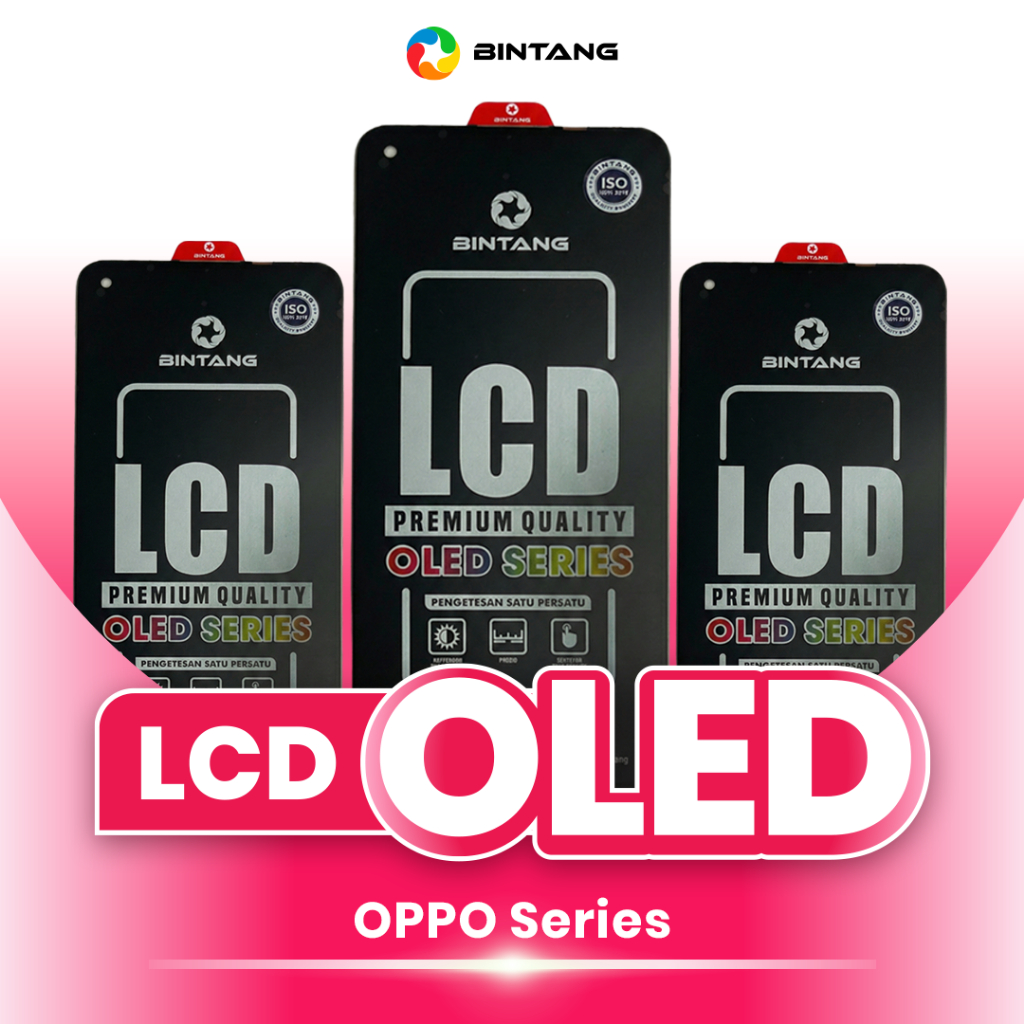 Bintang OLED LCD with Frame Fullset Touchscreen for OPPO RENO 12F 4G / RENO 11 / 11 PRO /  2F / RENO