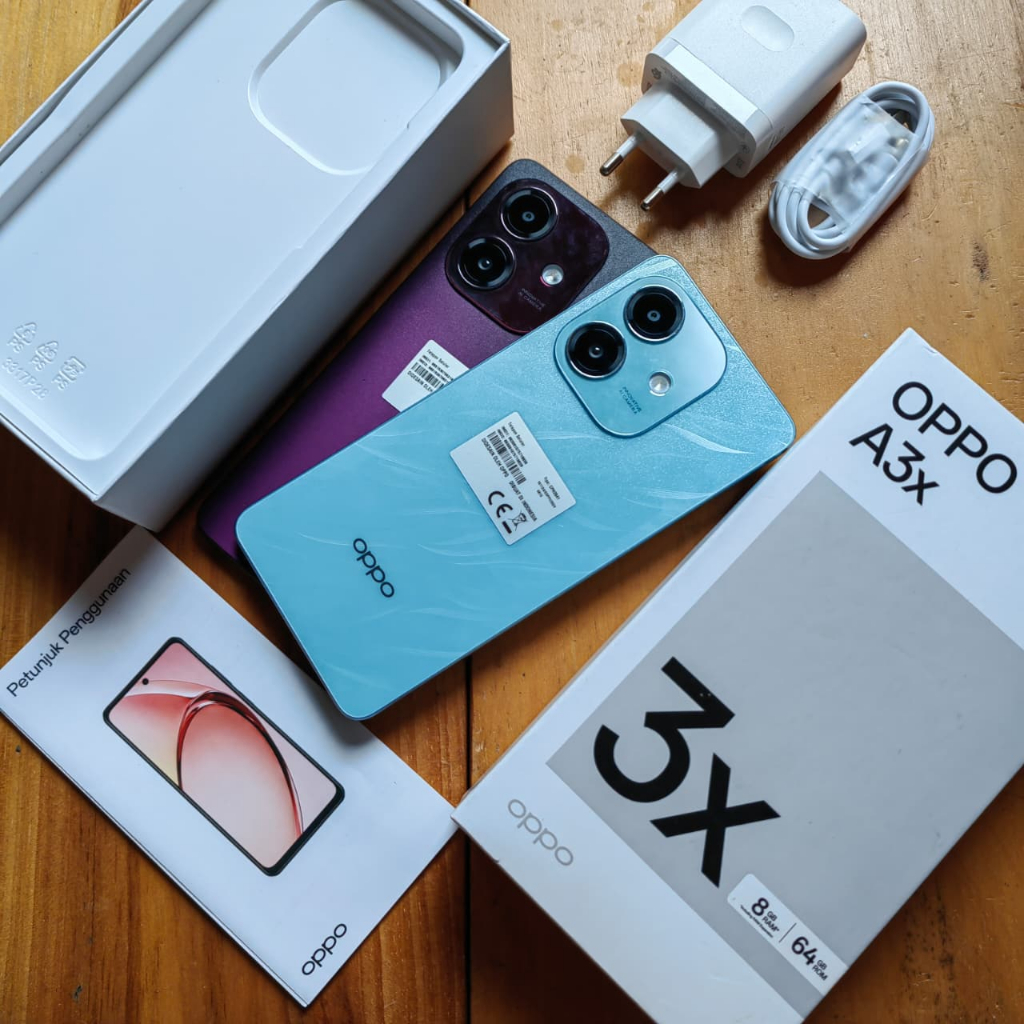 OPPO A3X 4/64GB HANDPHONE SECOND HP SEKEN HP BEKAS HP MURAH