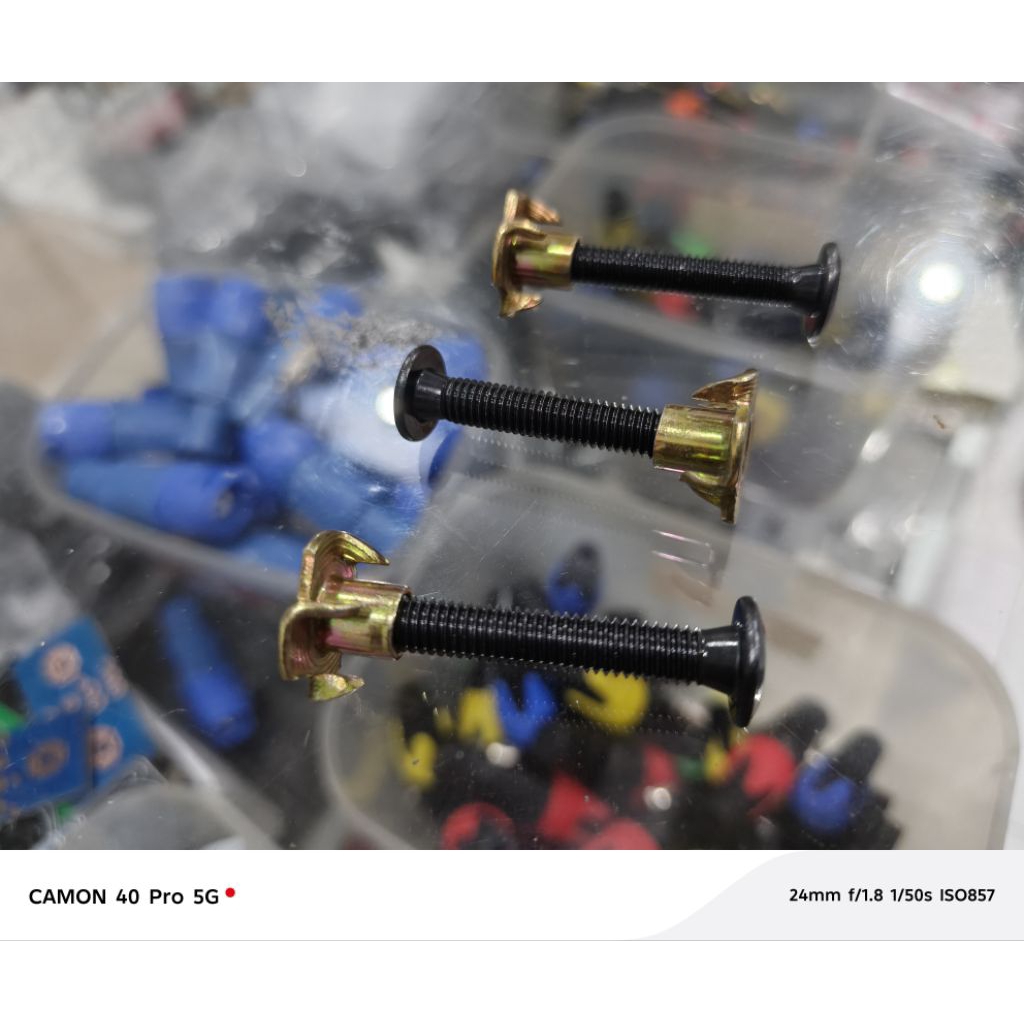 Baut + Mur Cakar 6MM x P 4CM Baut Speaker Harga 10 Biji