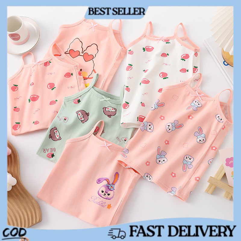 BJA008 Tanktop Anak Perempuan Singlet Dalam Anak Kaos Kutang Bayi Kaos Bayi