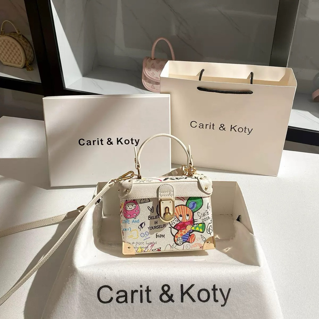 Tas Wanita Mini Motif Grafiti – Tas Selempang & Handbag Trendy