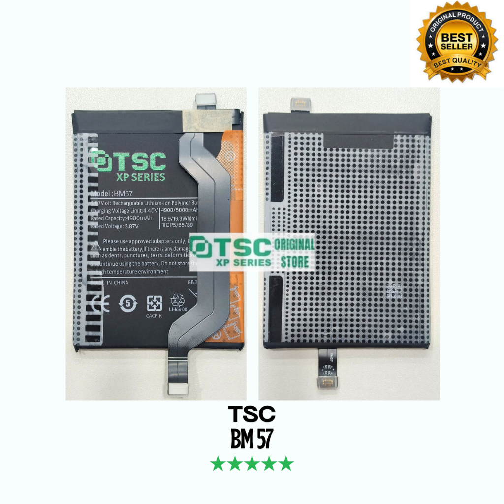 TSC XP SERIES - BM 57 / BM57 / Poco X3 GT / Xiaomi Redmi Note 10 Pro 5G / Batre Baterry Baterai