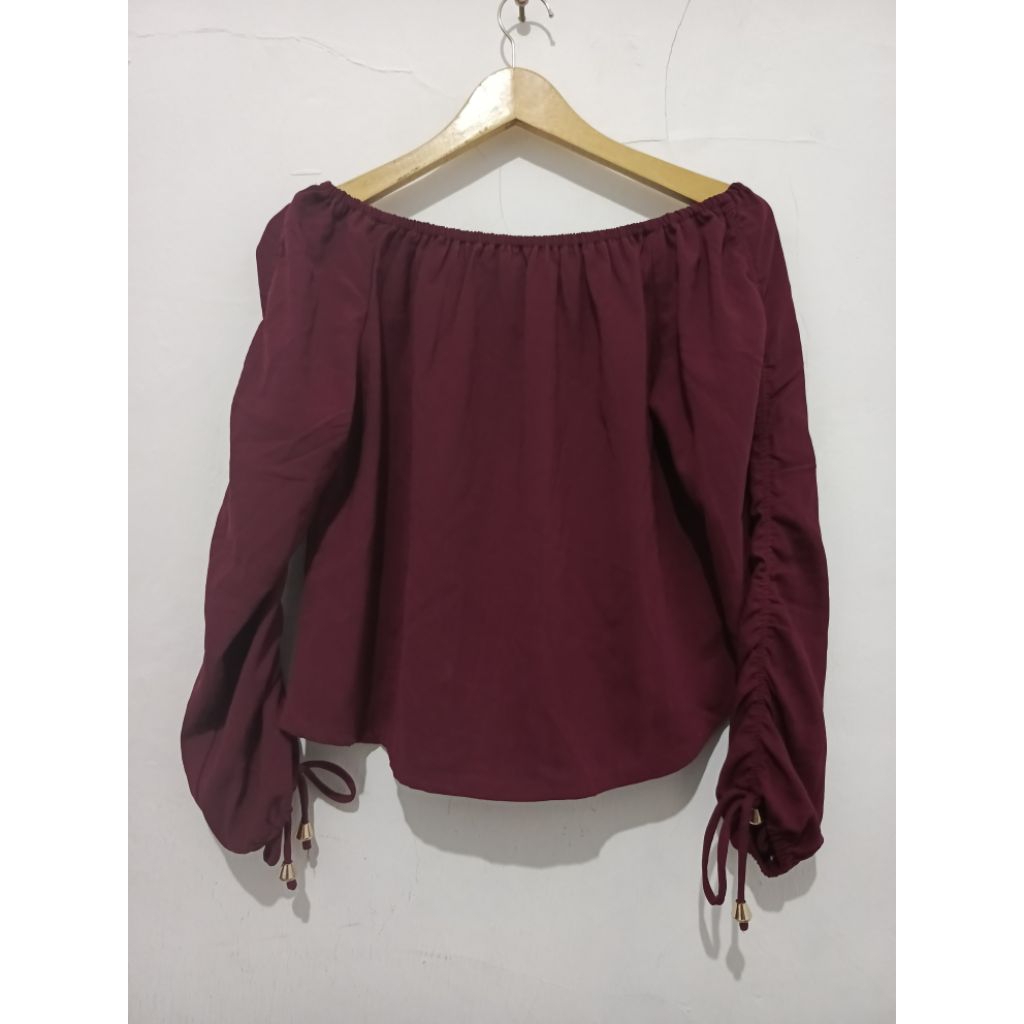 Baju wanita lengan panjang sabrina