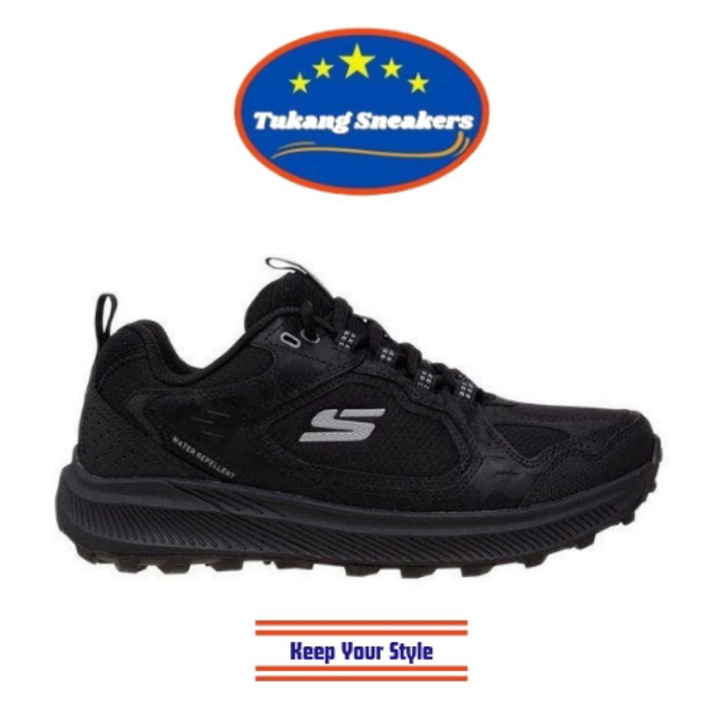 Sepatu Outdoor Pria Skechers Ridgestar Black SKE237820BBK