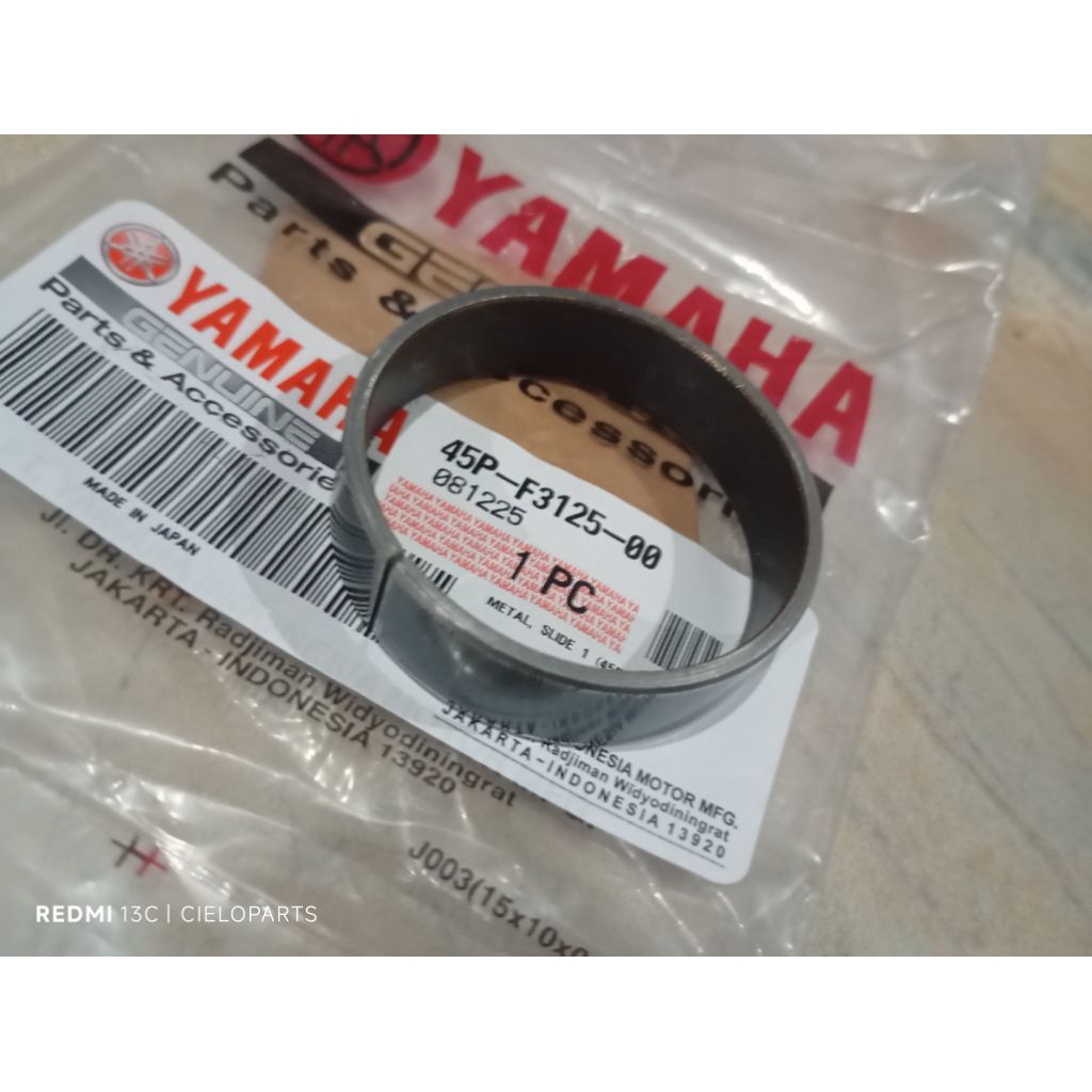 Metal Slide Bosh Shock Skok Depan Yamaha R25 MT25 Byson 45P-F3125-00 100%Original YGP