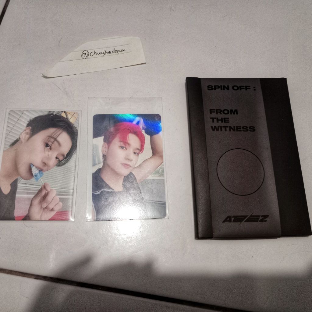 PC photocard Wooyoung Ateez