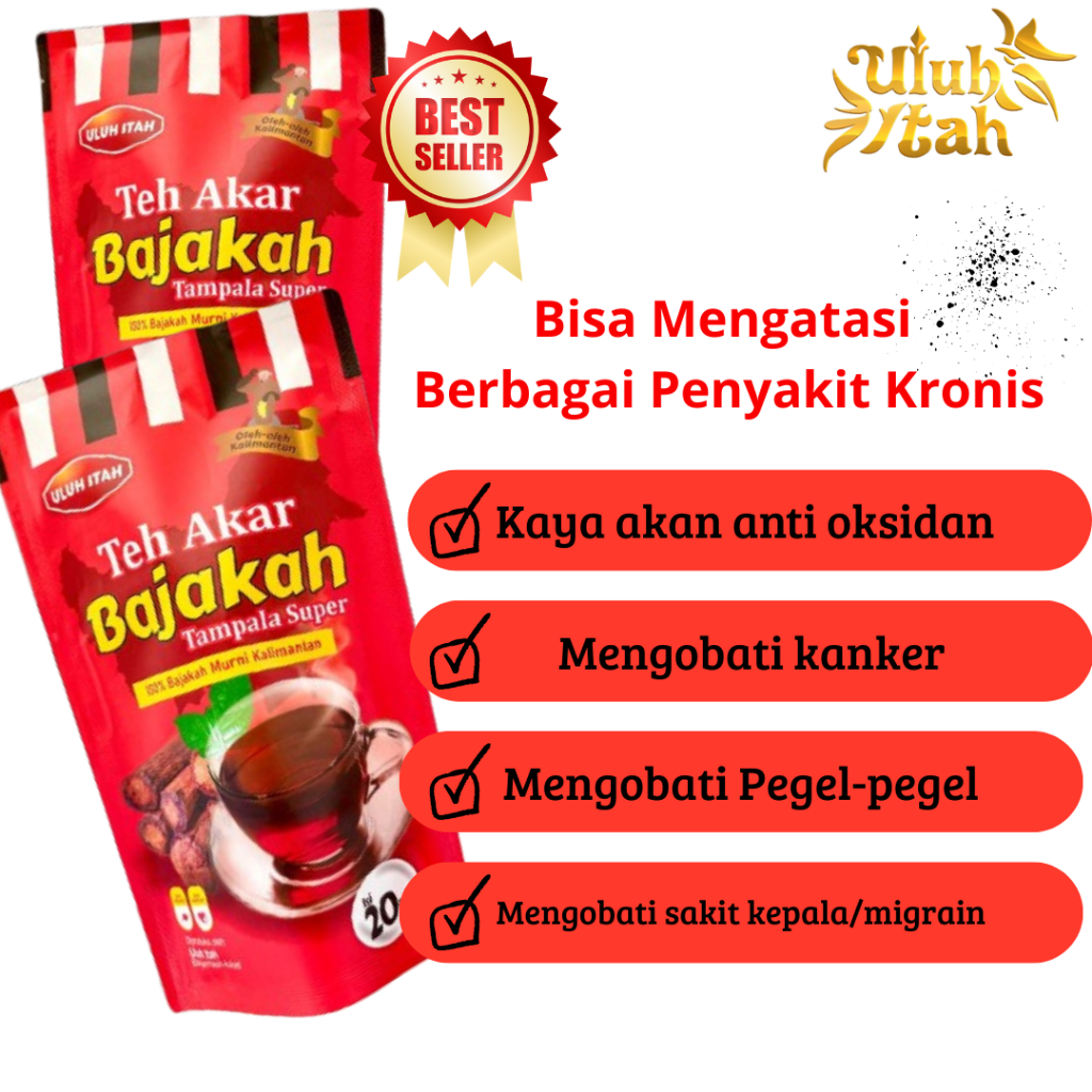 Teh Bajakah Merah Tampala 100% Original ULUH ITAH