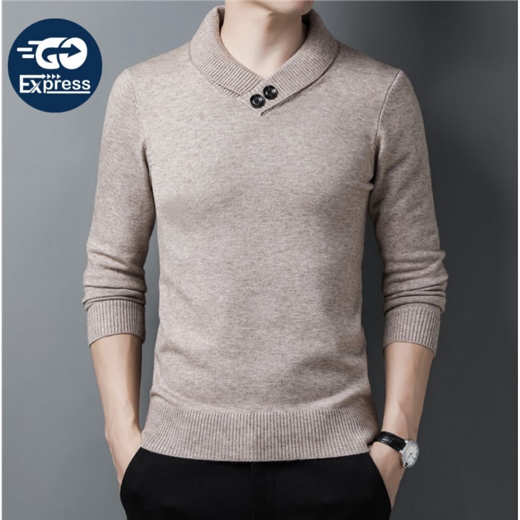 Sweater Pria Polos/Sweater Rajut Pria