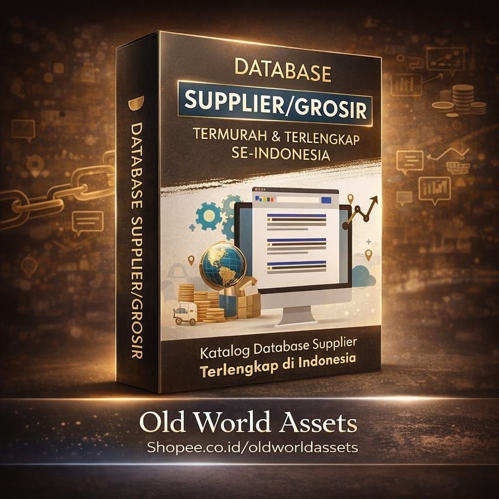 DATABASE SUPLIER UNTUK CARI DISTRIBUTOR TERPERCAYA DIGITAL MARKETING ONLINE INTERNET PELUANG USAHA T