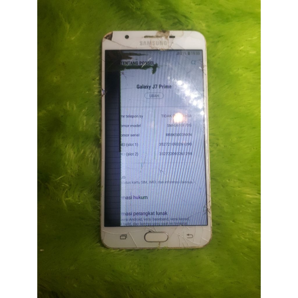 mesin samsung j7 prime normal