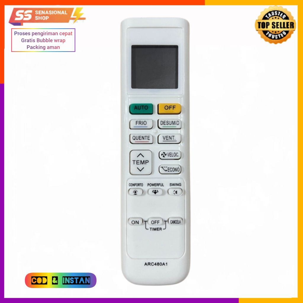 Remote AC Daikin Original | Pengganti Remote AC Daikin