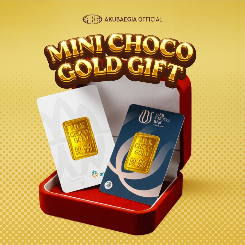 MINI GIFT COKLAT GOLD EMAS BATANGAN / COKLAT EMAS